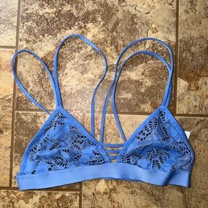 Victoria's Secret Sky Blue Lace Bralette